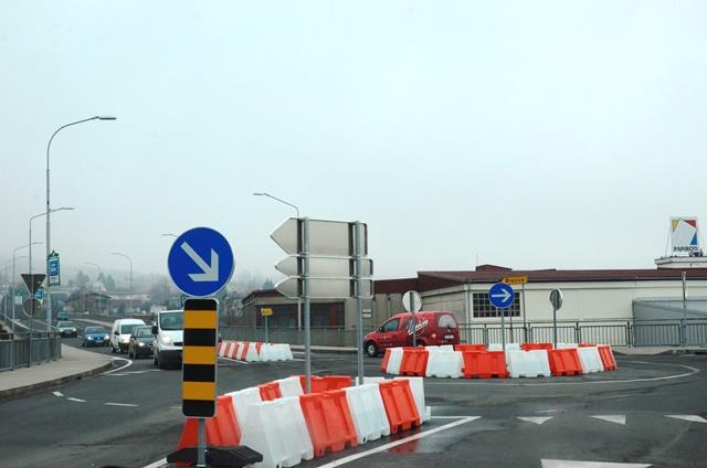 Krško: Rekonstrukcija montažnih krožišč v trajna