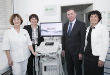 Krka, tovarna zdravil, je SB Brežice donirala sredstva za nakup ultrazvoka