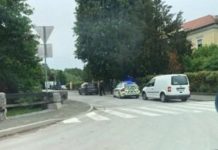 Ilegalni migranti: V Kostanjevici na Krki prava filmska akcija