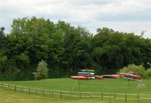 Reka Krka v Brežicah primerna za kopanje