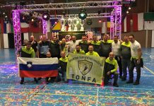 Ekipa brežiških policistov na svetovnem policijskem turnirju v futsalu