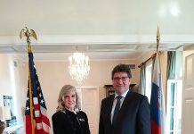 Brežiškega župana doletela čast – obiskal je ameriško veleposlanico Lyndo C. Blanchard