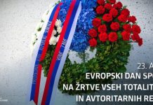 23. avgust: Evropski dan spomina na žrtve vseh totalitarnih in avtoritarnih režimov