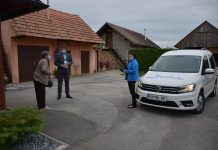 Brežice: Župan Ivan Molan se je pridružil akciji Zavoda Sopotniki Župani za volani