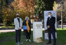 V krškem Gaju zaslužnih doprsni kip Dragotinu Ferdinandu Ripšlu