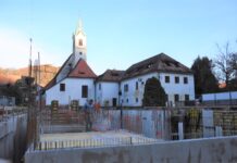 Gradnja prizidka Valvasorjeve knjižnice Krško v polnem teku