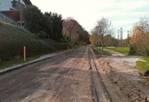 Brežice: Stekla obnova ceste Velike Malence–Vrhovska vas