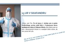 Pogumno: Dijak 2. letnika v skafandru 13 ur na dan na voljo starostnikom