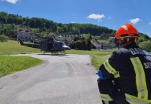 Sevnica: Življenje reševali s helikopterjem