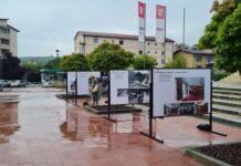 Pred krškim kulturnim domom od včeraj na ogled razstava Jože Plečnik in Praga