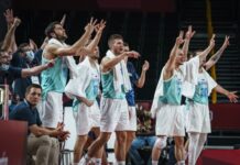 Košarka na OI: Slovenci v četrtfinalu razbili Nemce