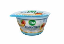 Iz prodaje odpoklicali grški tip jogurta Mu Athentikos z okusom breskve