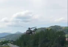 Radna: Helikopter obolelo osebo odpeljal v UKC Maribor