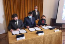 Podpis sporazuma o sofinanciranju izgradnje prve etape vzhodne obvoznice v Brežicah