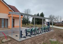 V Krškem postavili tri nove postaje za brezplačno izposojo koles