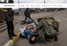 Družina želela zbežati, pokosil jo je ruski izstrelek