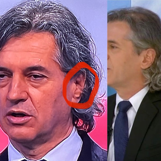 golob slušalka v ušesu 24ur