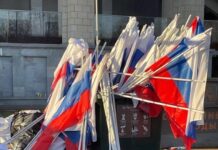 Fotografije na laže: Na nedavni Putinovi slovesnosti v Moskvi plačanci