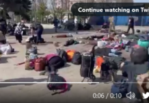 Neverjetno: Raketirali ljudi, ki so se umikali na varno (video)