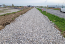 Gradnja kolesarske povezave med Krškim in Kostanjevico na Krki je v polnem teku