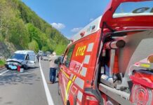 Prometna nesreča na cesti Boštanj – Vrhovo