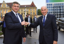 Ostre besede med Rusijo in Hrvaško