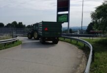 Brežice: Popolna zapora ob sanaciji državne ceste in izgradnji kolesarske povezave med Čatežem ob Savi in Krško vasjo