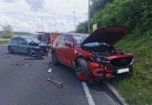 Blanca: Trčili osebni vozili