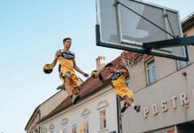 Brežice: Brežiška promenada, poletje v mestu