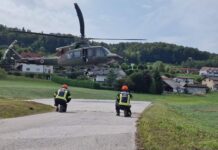 Sevnica: S helikopterjem v bolnišnico