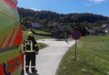 Sevnica: S helikopterjem v UKC Ljubljana