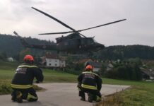 Sevnica: S helikopterjem v celjsko bolnišnico