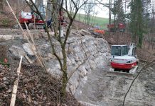 Sevnica: V teku dela za sanacijo plazu na območju Gline Jame