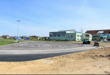 Brežice: Intenzivna obnova atletskega stadiona poteka po načrtih
