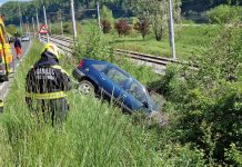 Gornje Brezovo: Voznik zapeljal s ceste