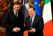 Pahor priznal, da je Berlusconi lepši od njega