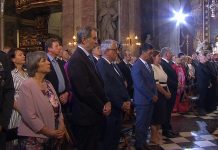 Maša za domovino; kdo se je je udeležil in kdo ne?