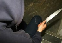 Pijan z nožem grozil brežiškim policistom