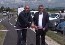 Kolesarska steza Krško-Kostanjevica na Krki tudi uradno odprta