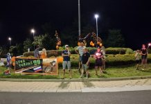 (FOTO) Veličasten sprejem za spidvejista Svena Cerjaka na krožišču na Drnovem