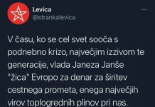 Zapis Levice, ki se je neslavno postaral