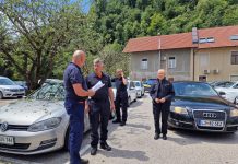 Krško z okolico po neurju obiskala državni sekretar na obrambnem ministrstvu in poveljnik civilne zaščite