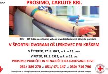 Krvodajalski akciji v Leskovcu pri Krškem