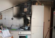 FOTO: Požar stanovanjske hiše v Brestanici