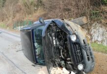 Prometna nesreča v naselju Sotelsko