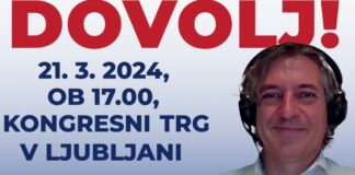 Jutri veliki protestni shod proti vladi