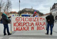 V Ljubljani so se zbrali državljani, ki imajo dovolj vlade Roberta Goloba