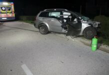 Prometna nesreča v Venišah