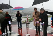 Krožno krožišče na regionalni cesti skozi Sevnico predali namenu