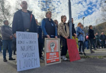 V Brežicah ponoven shod proti azilnemu domu
